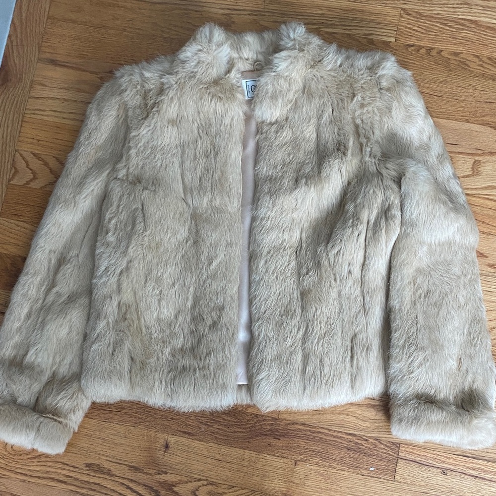 80’s Rabbit Jacket in Cream